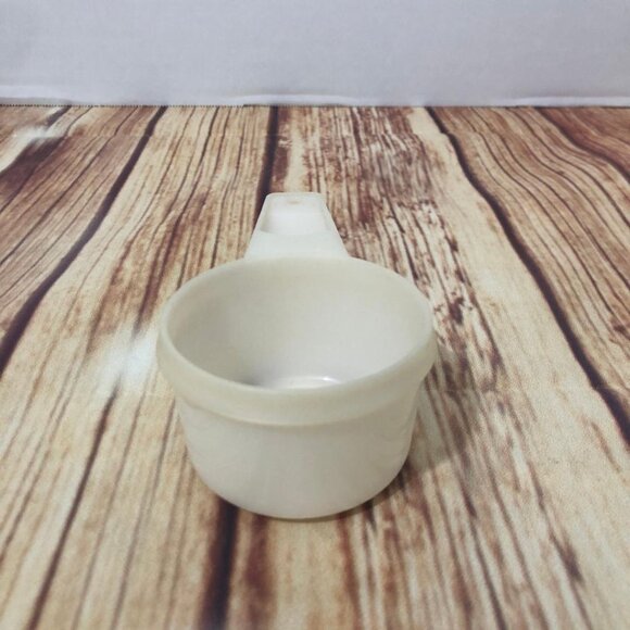Vintage Tupperware Clear White Nesting Measuring Cup 1/2 CUP Replacement 764-1 - Picture 2 of 14